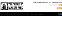 Tablet Screenshot of blakerspark.org.uk